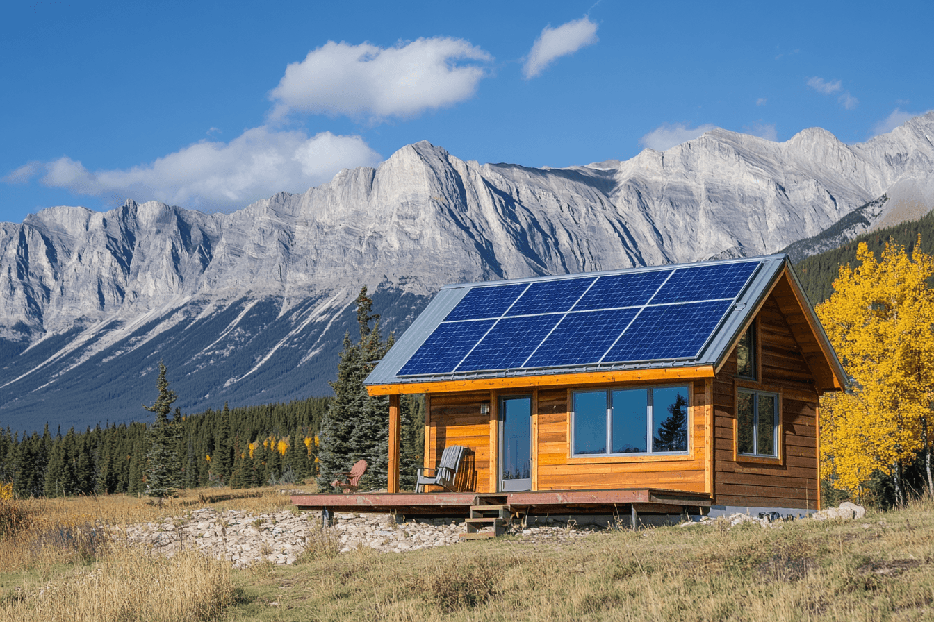 Solar powered Cabin